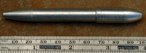 UNMARKED EARLY ALUMINUM MACHINED BALLPOINT